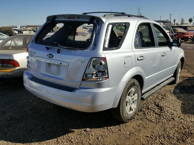 KNDJC733365525382 - 2006 KIA SORENTO EX GRAY photo 4