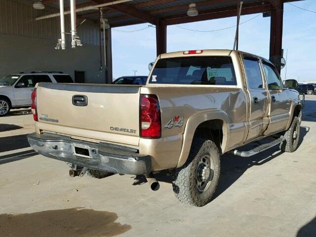 1GCHK23245F968497 - 2005 CHEVROLET SILVERADO TAN photo 4