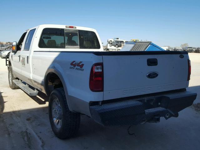 1FTWW31R29EA49336 - 2009 FORD F350 SUPER WHITE photo 3