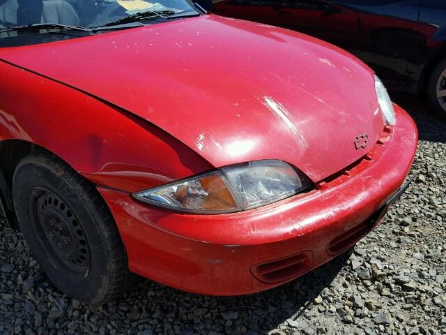 1G1JC524827273246 - 2002 CHEVROLET CAVALIER B RED photo 9