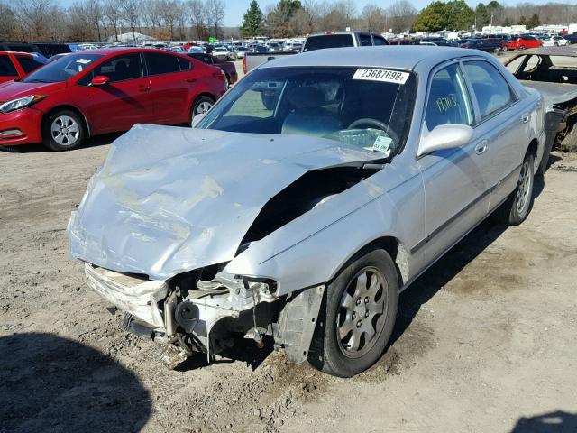 1YVGF22C115208743 - 2001 MAZDA 626 ES SILVER photo 2