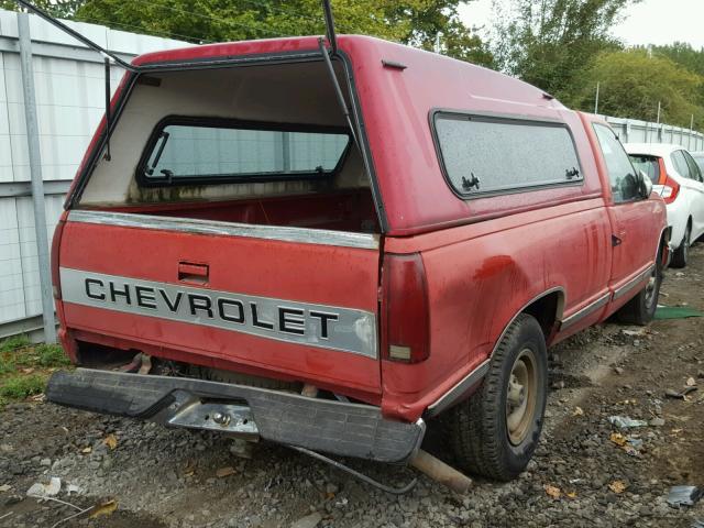 1GCFC24K8JE155795 - 1988 CHEVROLET GMT-400 C2 RED photo 4