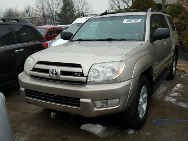 JTEBT14R140043343 - 2004 TOYOTA 4RUNNER SR TAN photo 2