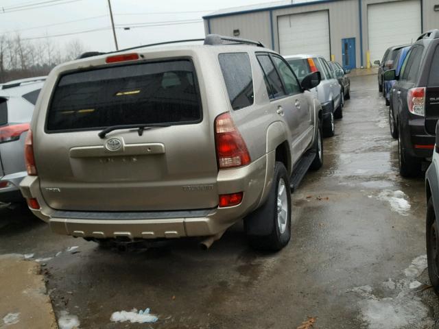 JTEBT14R140043343 - 2004 TOYOTA 4RUNNER SR TAN photo 4