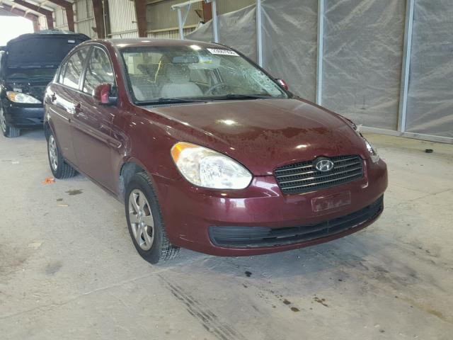 KMHCN46CX9U339809 - 2009 HYUNDAI ACCENT GLS MAROON photo 1