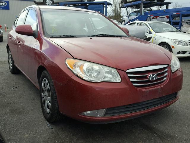 KMHDU4AD6AU115352 - 2010 HYUNDAI ELANTRA BL RED photo 1