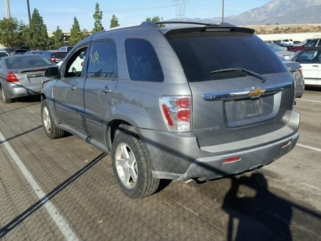 2CNDL63F566092617 - 2006 CHEVROLET EQUINOX LT GRAY photo 3