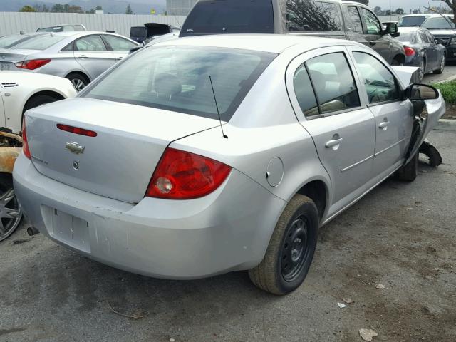 1G1AD5F50A7232270 - 2010 CHEVROLET COBALT 1LT SILVER photo 4