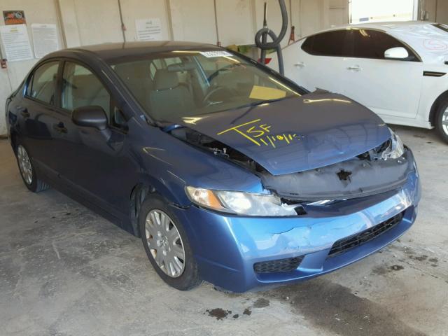 2HGFA16369H337734 - 2009 HONDA CIVIC VP BLUE photo 1