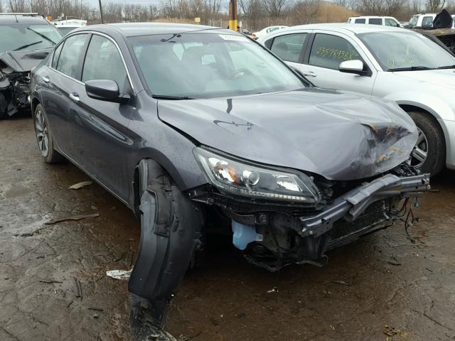 1HGCR2F5XDA263552 - 2013 HONDA ACCORD SPO GRAY photo 1