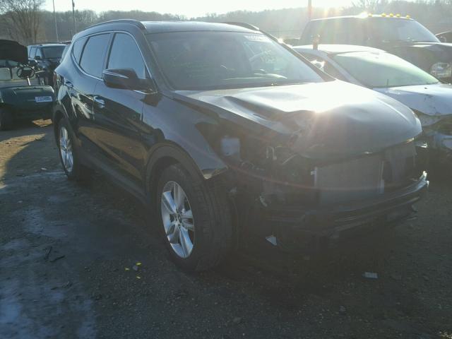 5XYZUDLA7DG081215 - 2013 HYUNDAI SANTA FE S BLACK photo 1