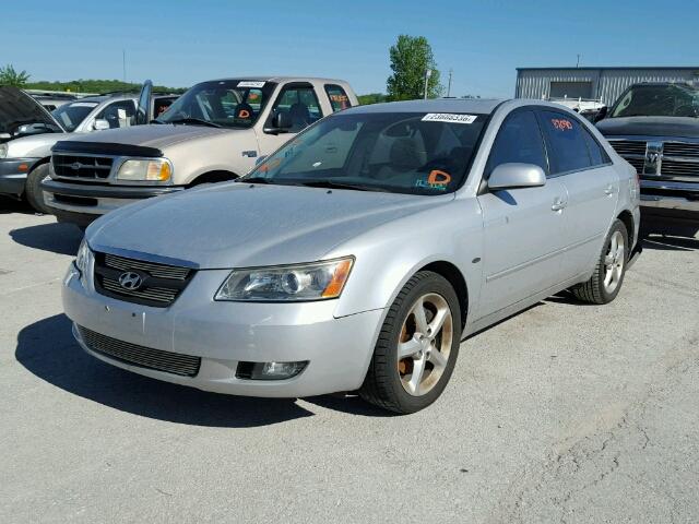 5NPEU46F96H018473 - 2006 HYUNDAI SONATA GLS SILVER photo 2