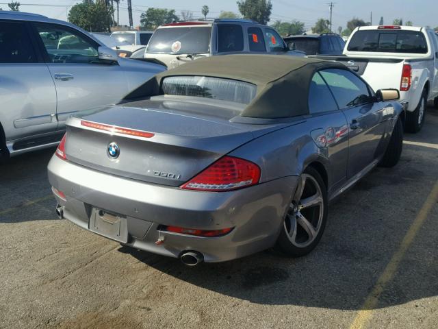 WBAEB53568CX62759 - 2008 BMW 650 I Boz foto 4