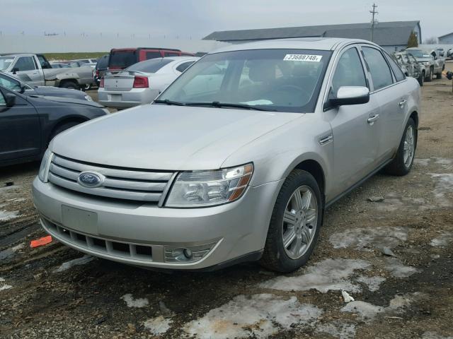 1FAHP28W58G122543 - 2008 FORD TAURUS LIM SILVER photo 2