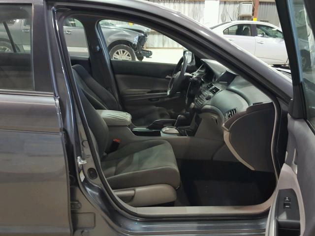 1HGCP26759A146296 - 2009 HONDA ACCORD EX GRAY photo 5