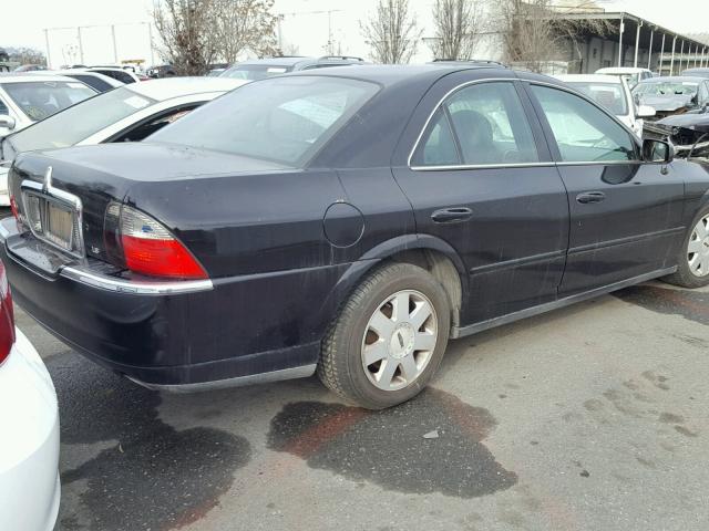 1LNHM86S94Y653296 - 2004 LINCOLN LS BLACK photo 4