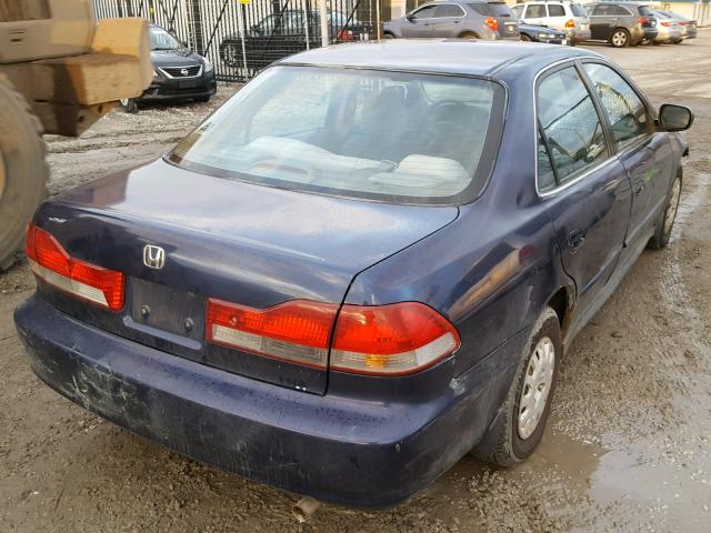 1HGCF86652A080156 - 2002 HONDA ACCORD VAL BLUE photo 4