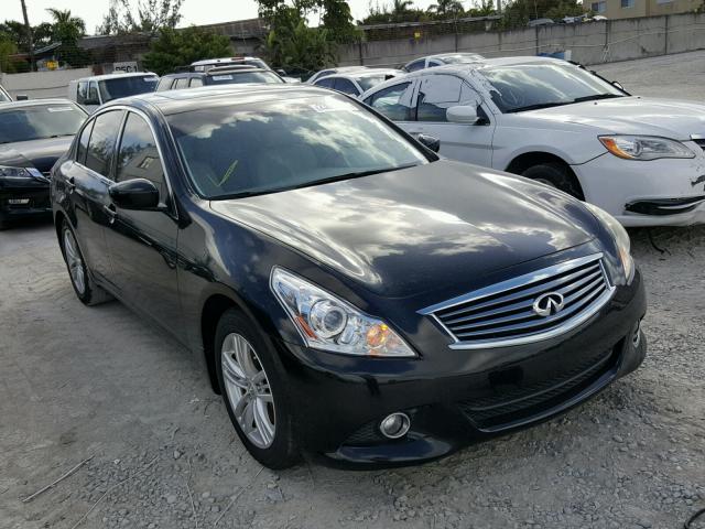 JN1DV6APXCM811046 - 2012 INFINITI G25 BASE BLACK photo 1