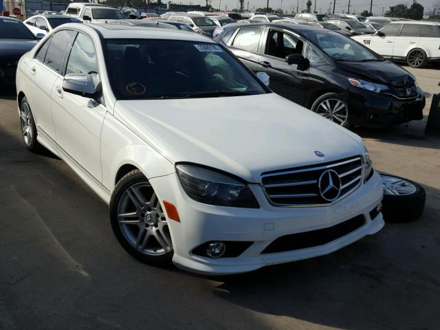 WDDGF56X48R037628 - 2008 MERCEDES-BENZ C 350 WHITE photo 1