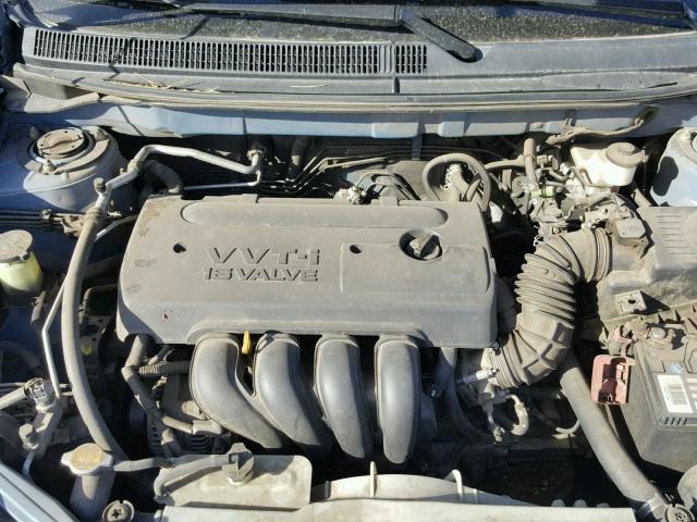 2T1KR32E85C410387 - 2005 TOYOTA COROLLA MA BLUE photo 7