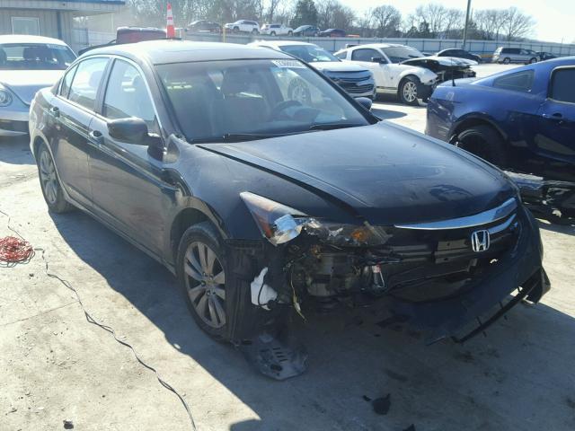 1HGCP2F7XCA028784 - 2012 HONDA ACCORD EX BLACK photo 1