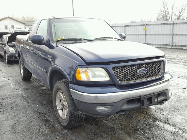 1FTRX18L32KE22035 - 2002 FORD F150 BLUE photo 1