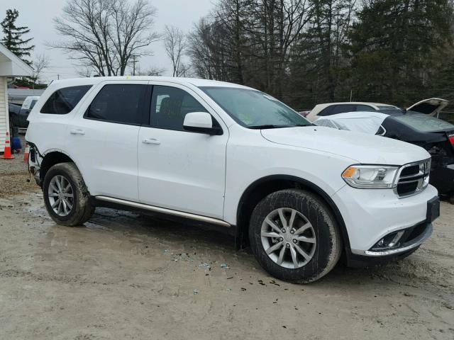 1C4RDJAG2HC908179 - 2017 DODGE DURANGO SX WHITE photo 1