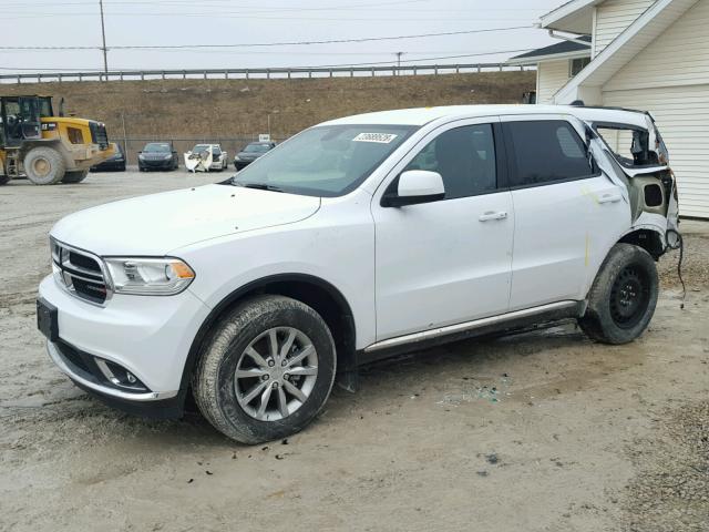 1C4RDJAG2HC908179 - 2017 DODGE DURANGO SX WHITE photo 2