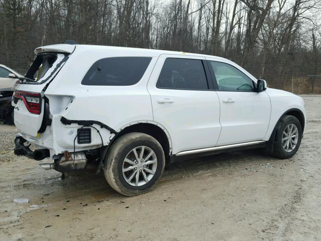 1C4RDJAG2HC908179 - 2017 DODGE DURANGO SX WHITE photo 4