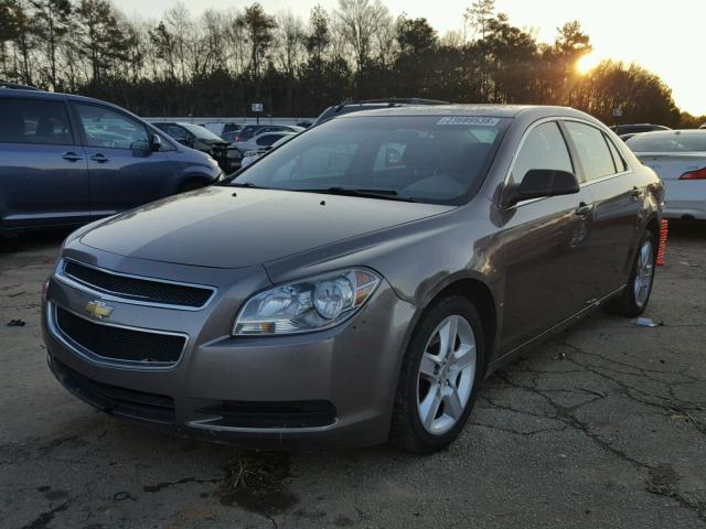1G1ZA5EU4BF131700 - 2011 CHEVROLET MALIBU LS თაფლისფერი ფოტო 2