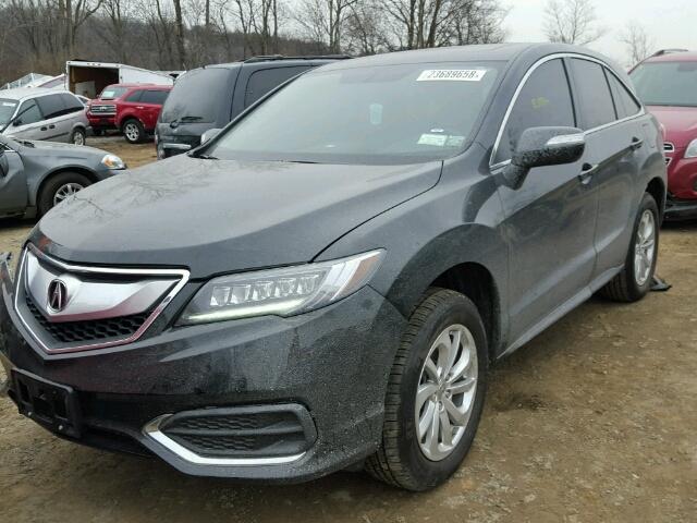 5J8TB4H3XJL001395 - 2018 ACURA RDX BASE BLACK photo 2