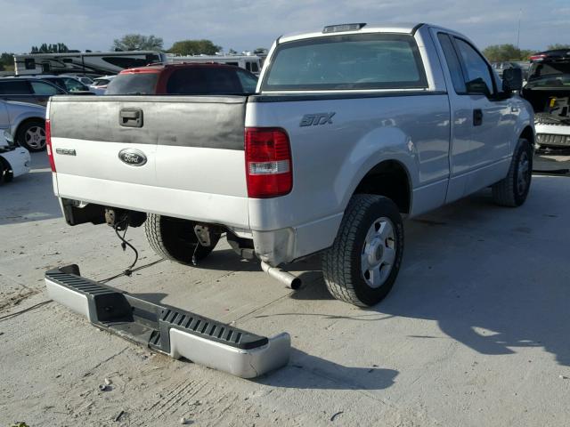 1FTRF12W44NC70547 - 2004 FORD F150 SILVER photo 4