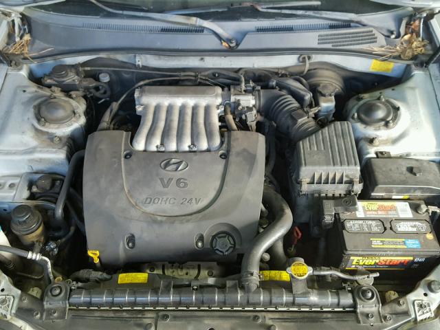 KMHWF35HX5A109782 - 2005 HYUNDAI SONATA GLS SILVER photo 7