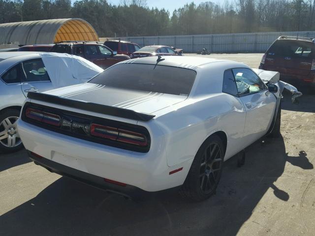 2C3CDZFJ0GH240388 - 2016 DODGE CHALLENGER WHITE photo 4