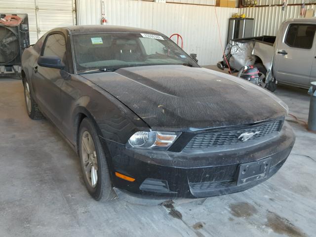 1ZVBP8AM9C5254105 - 2012 FORD MUSTANG BLACK photo 1