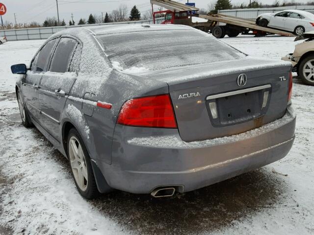 19UUA66295A065765 - 2005 ACURA TL GRAY photo 3