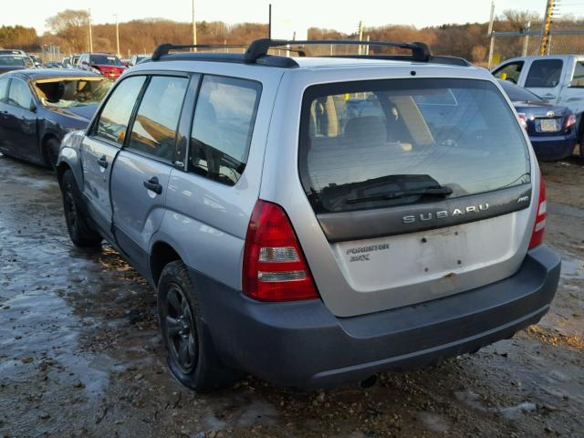 JF1SG63693G743524 - 2003 SUBARU FORESTER 2 SILVER photo 3