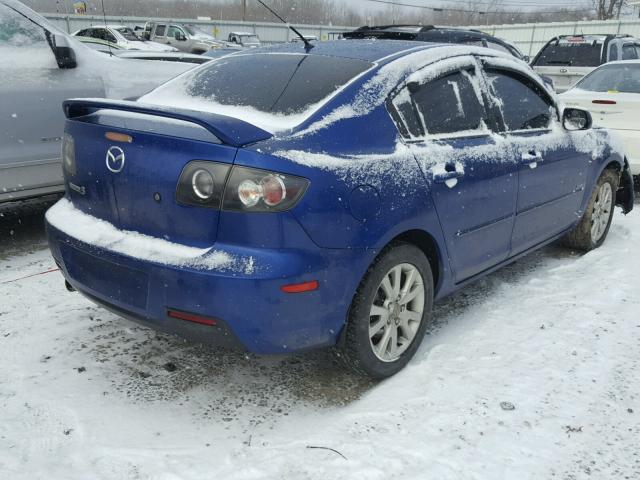 JM1BK323571748999 - 2007 MAZDA 3 S BLUE photo 4