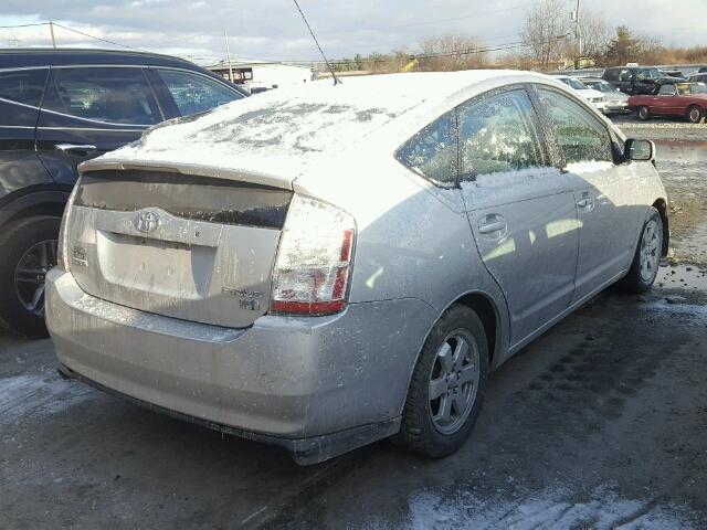 JTDKB20U597824565 - 2009 TOYOTA PRIUS SILVER photo 4