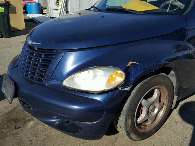 3C4FY48B55T534301 - 2005 CHRYSLER PT CRUISER BLUE photo 9