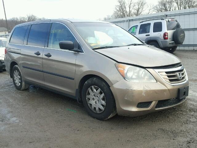 5FNRL38268B062571 - 2008 HONDA ODYSSEY LX GOLD photo 1