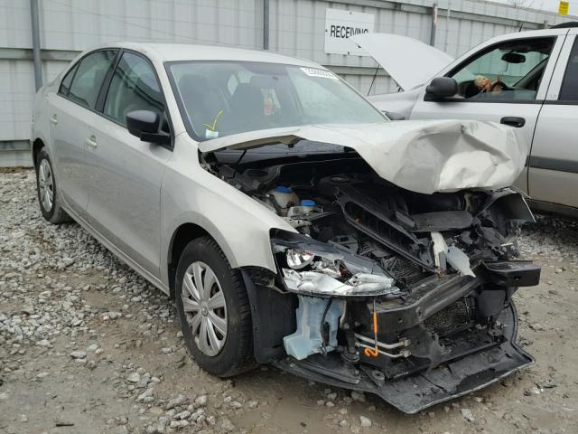 3VW2K7AJ5CM311070 - 2012 VOLKSWAGEN JETTA BASE SILVER photo 1