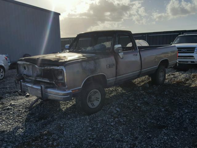 1B7HM16Y2LS617869 - 1990 DODGE W-SERIES W TAN photo 2