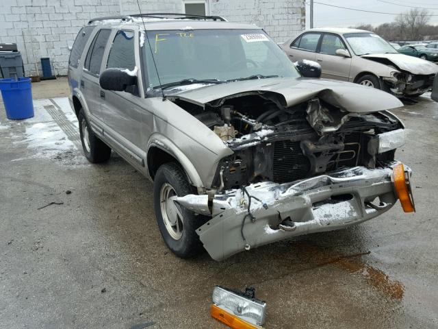 1GNDT13W312166850 - 2001 CHEVROLET BLAZER TAN photo 1