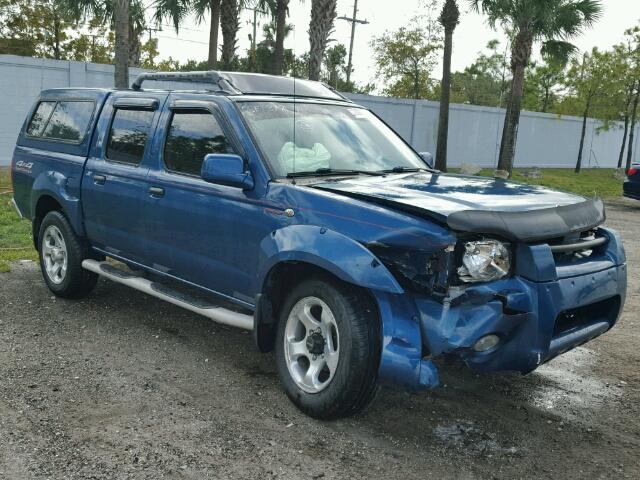 1N6MD27Y41C368286 - 2001 NISSAN FRONTIER S BLUE photo 1