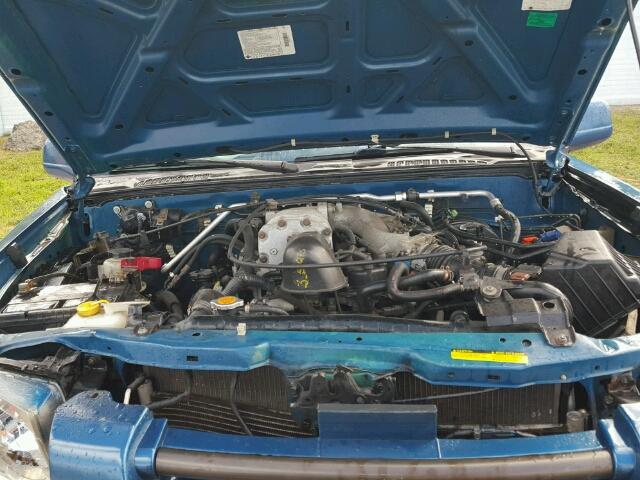 1N6MD27Y41C368286 - 2001 NISSAN FRONTIER S BLUE photo 7