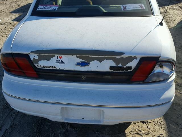 2G1WL52M6W1131809 - 1998 CHEVROLET LUMINA BAS თეთრი ფოტო 9
