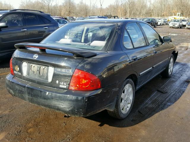 3N1CB51D56L633033 - 2006 NISSAN SENTRA 1.8 BLACK photo 4