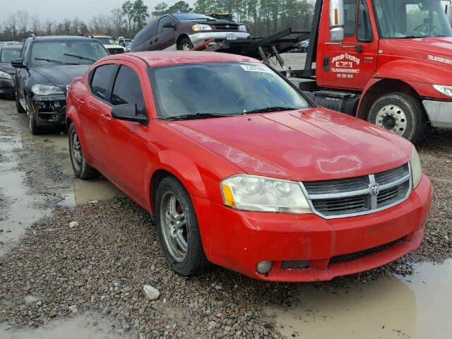 1B3LC56B29N528733 - 2009 DODGE AVENGER SX RED photo 1