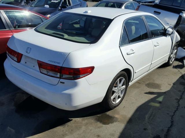 1HGCM66584A002426 - 2004 HONDA ACCORD EX WHITE photo 4